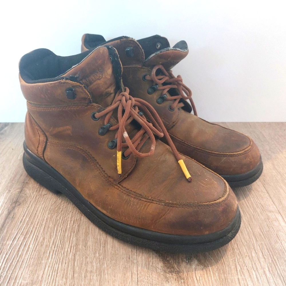 Red Wings Men's Brown Leather Boots Size 9.5